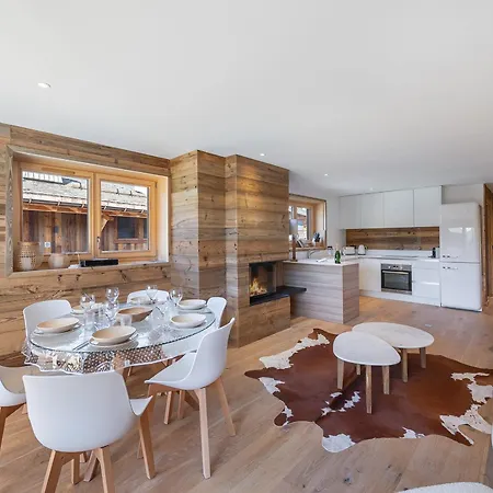Lumineux De 100 M² Avec Balcon, Proche Centre Megeve, 4 Adultes Et 2 Enfants - Fr-1-569-87 Apartment Megeve