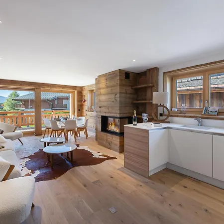 Lumineux De 100 M² Avec Balcon, Proche Centre Megeve, 4 Adultes Et 2 Enfants - Fr-1-569-87